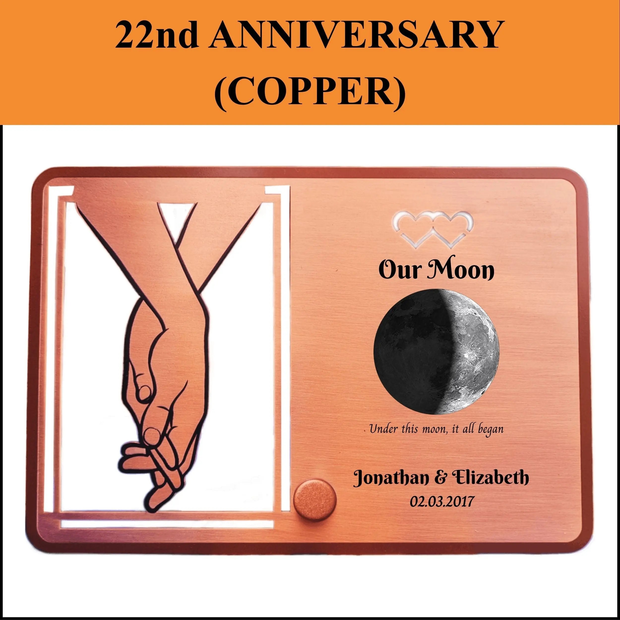 22nd Wedding Anniversary gift