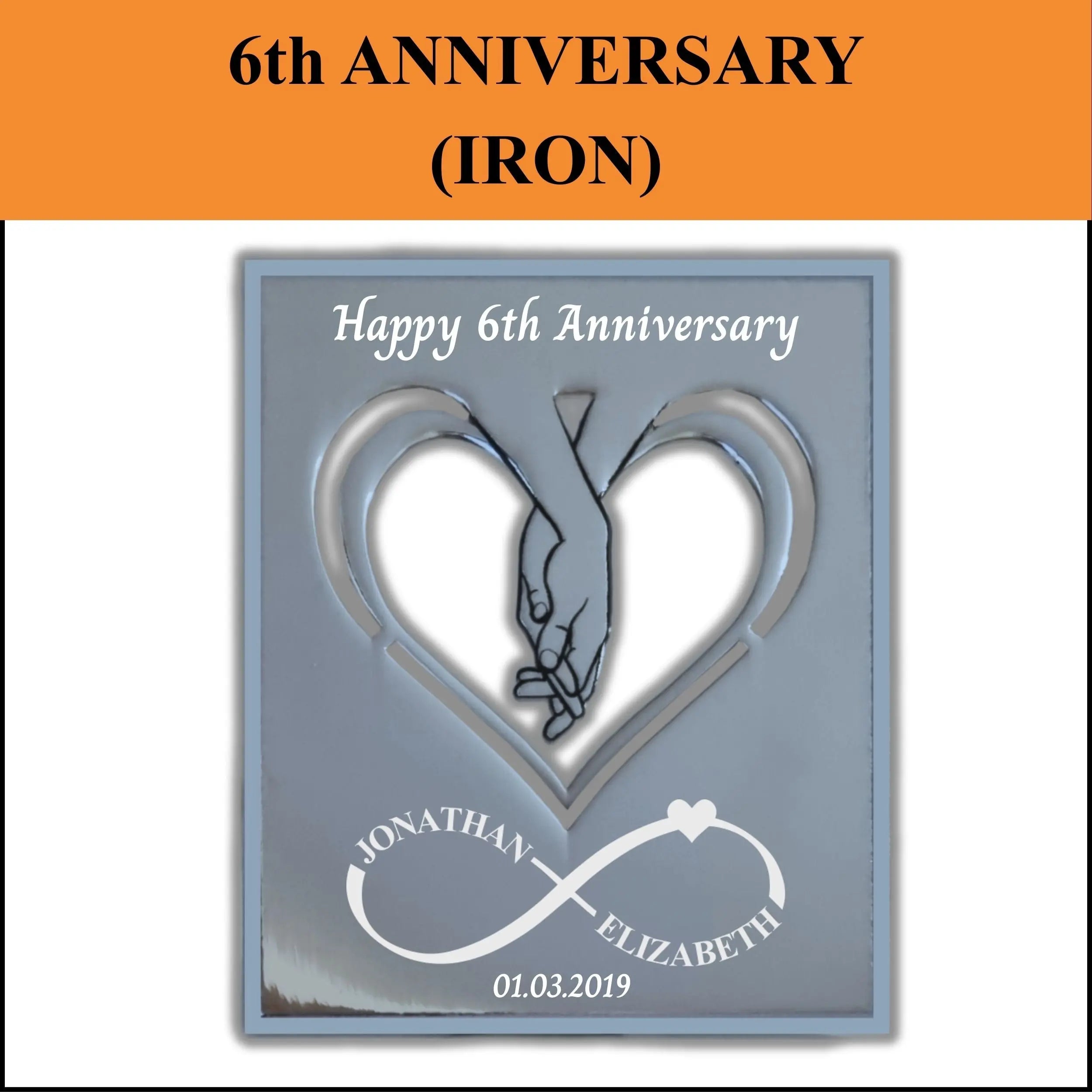 6th Wedding Anniversary gift