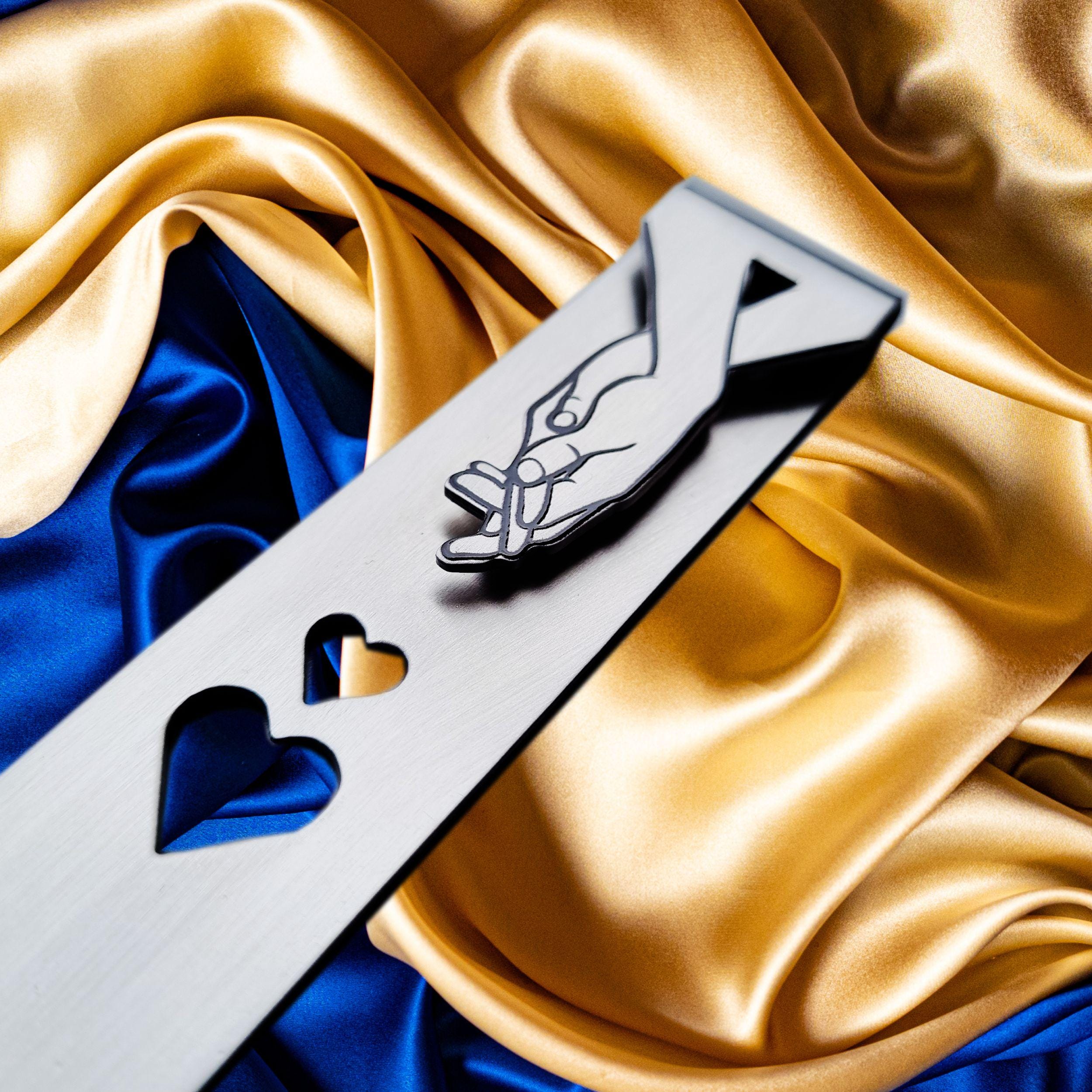 Our Story 11th Wedding Anniversary Steel Anniversary Bookmark Rowdy Robin