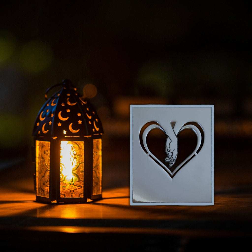 Infinite Love 6th Wedding anniversary Iron Anniversary mantelpiece Rowdy Robin