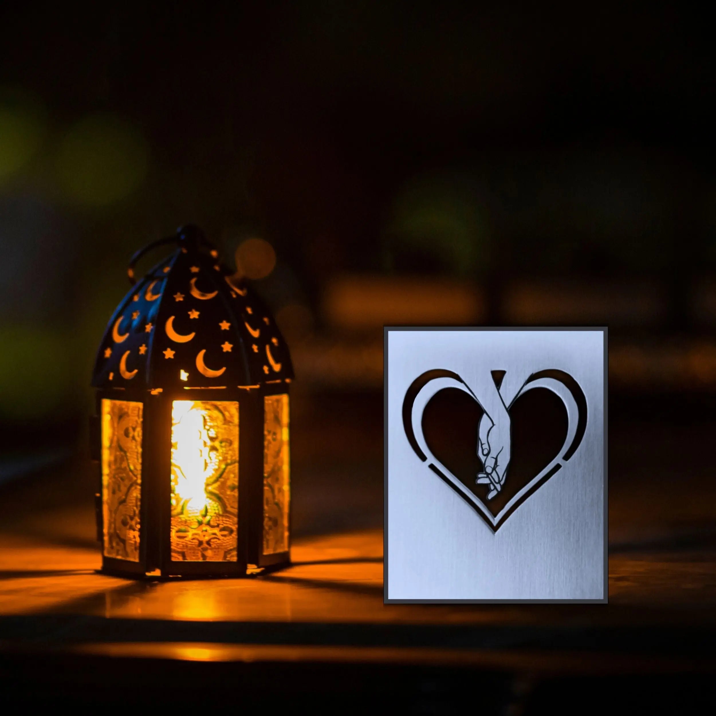 Infinite Love 11th Wedding Anniversary Steel Anniversary Mantelpiece Rowdy Robin