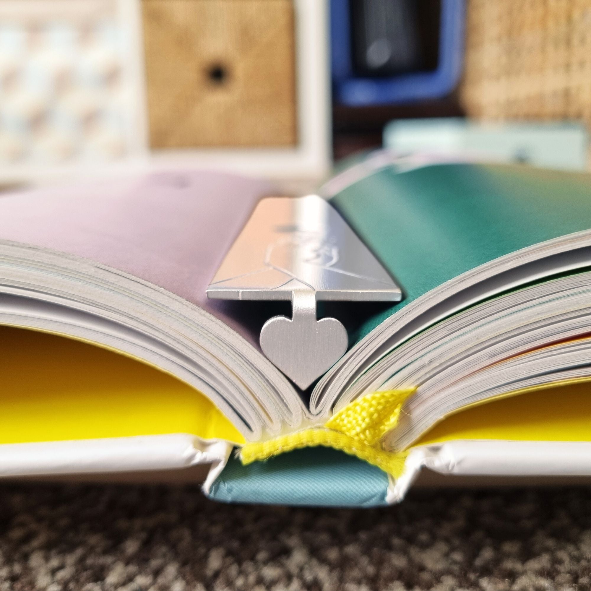 Personalised Tin Bookmark 10th  Wedding Anniversary Gift for Wife