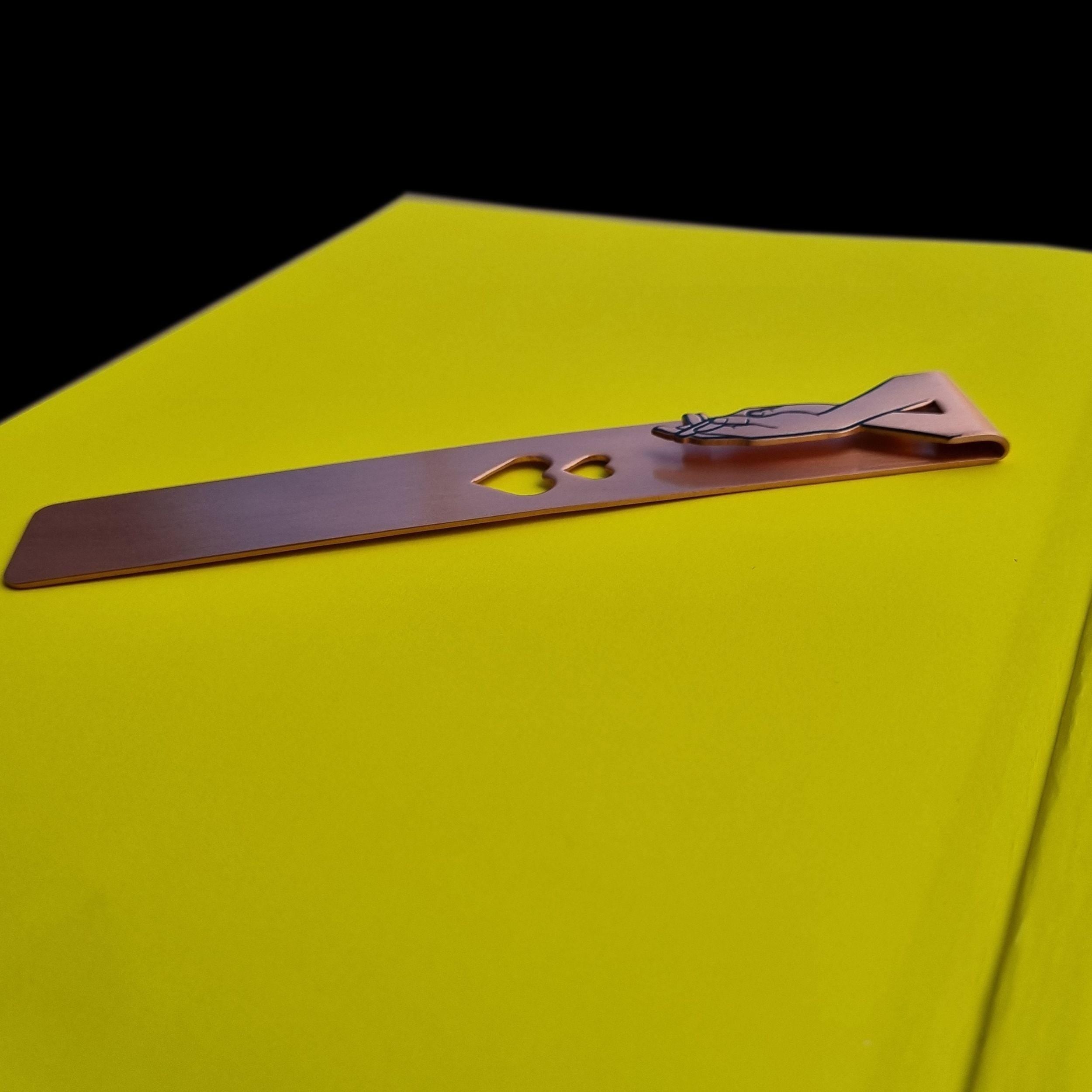 Infinite Love 7th Wedding anniversary Copper bookmark 22nd anniversary Rowdy Robin