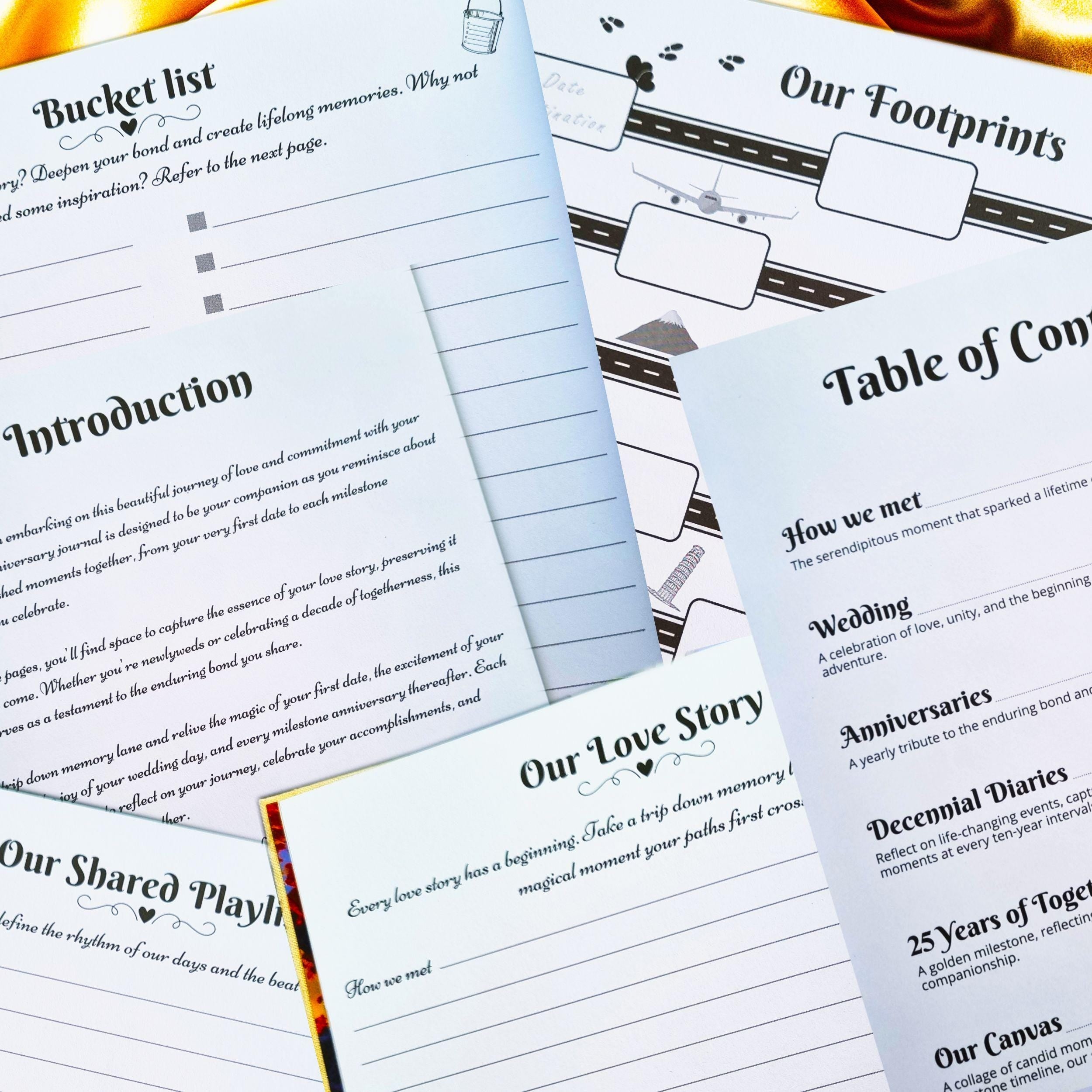 Purple bloom - Wedding Anniversary Journal Paper Anniversary gift Rowdy Robin