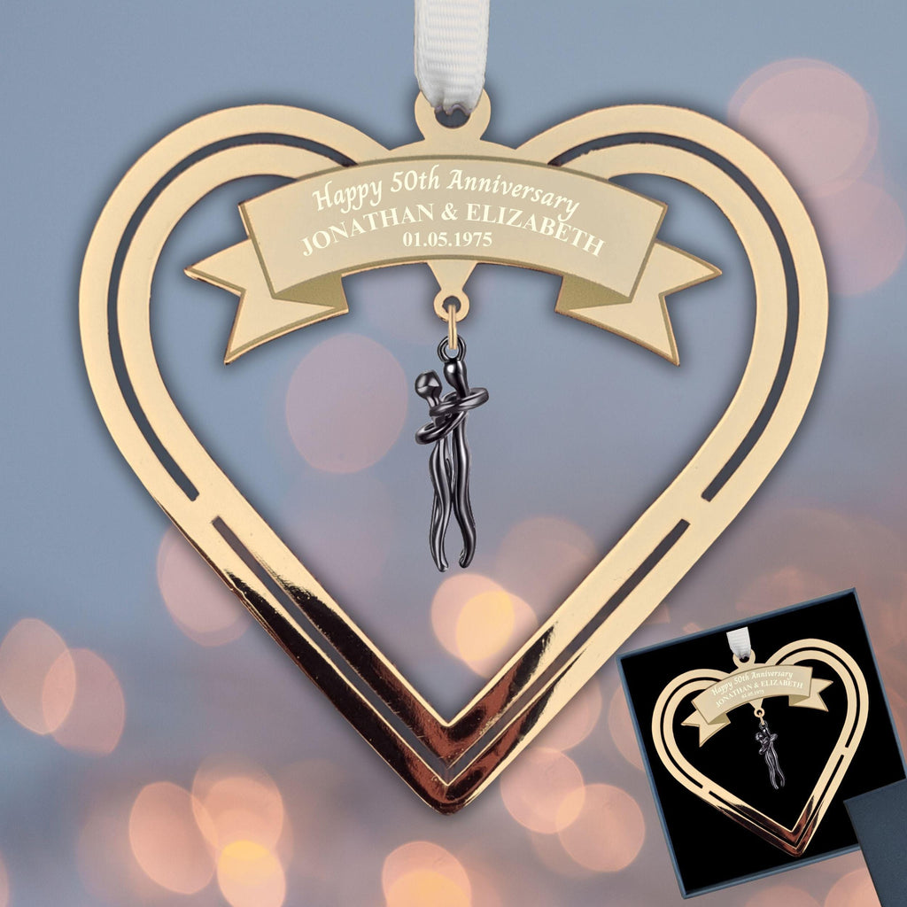 50th Wedding Anniversary Gift Gold Wedding Anniversary 50 years married Rowdy Robin