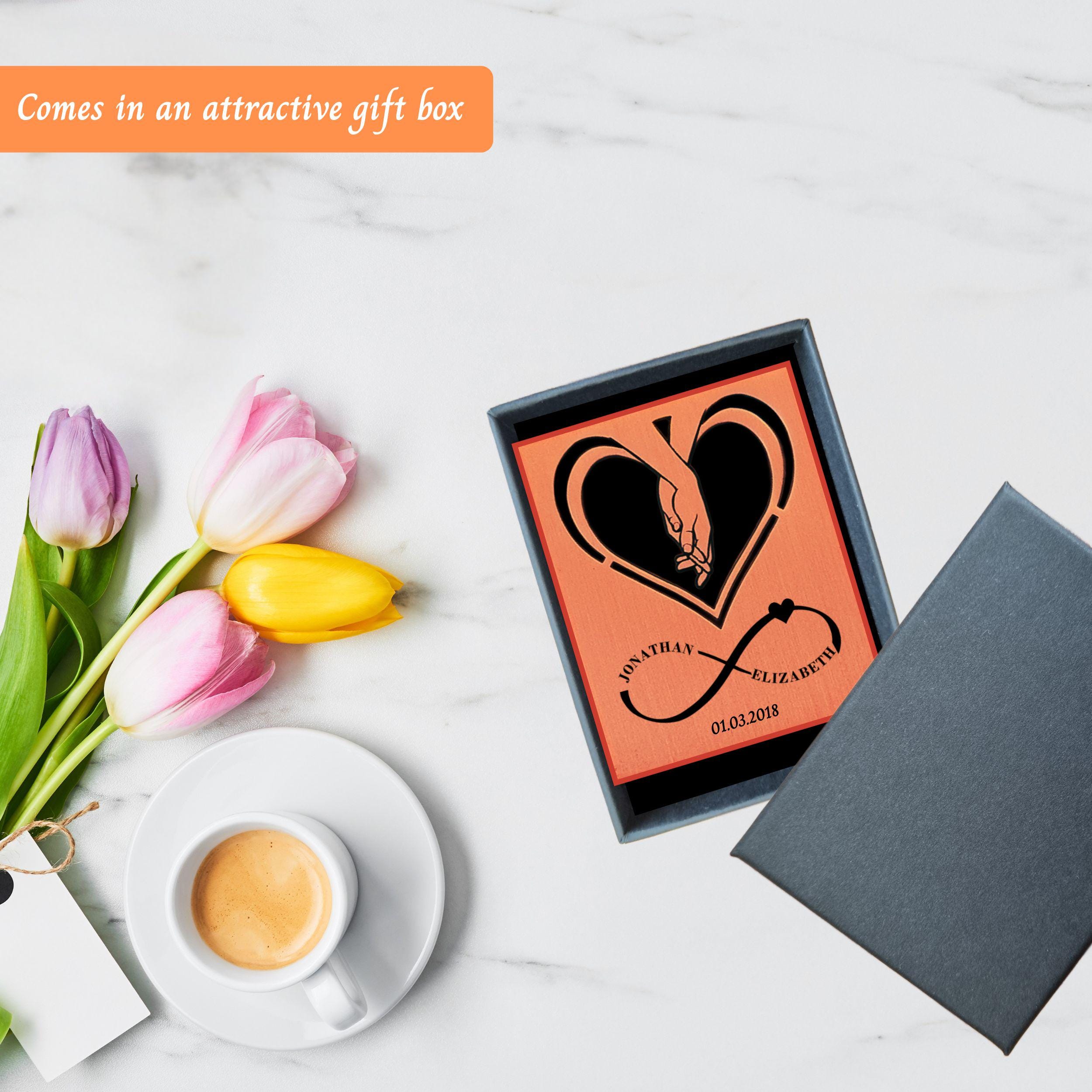 Infinite Love 7th Wedding Anniversary 22nd anniversary Copper Mantelpiece Rowdy Robin