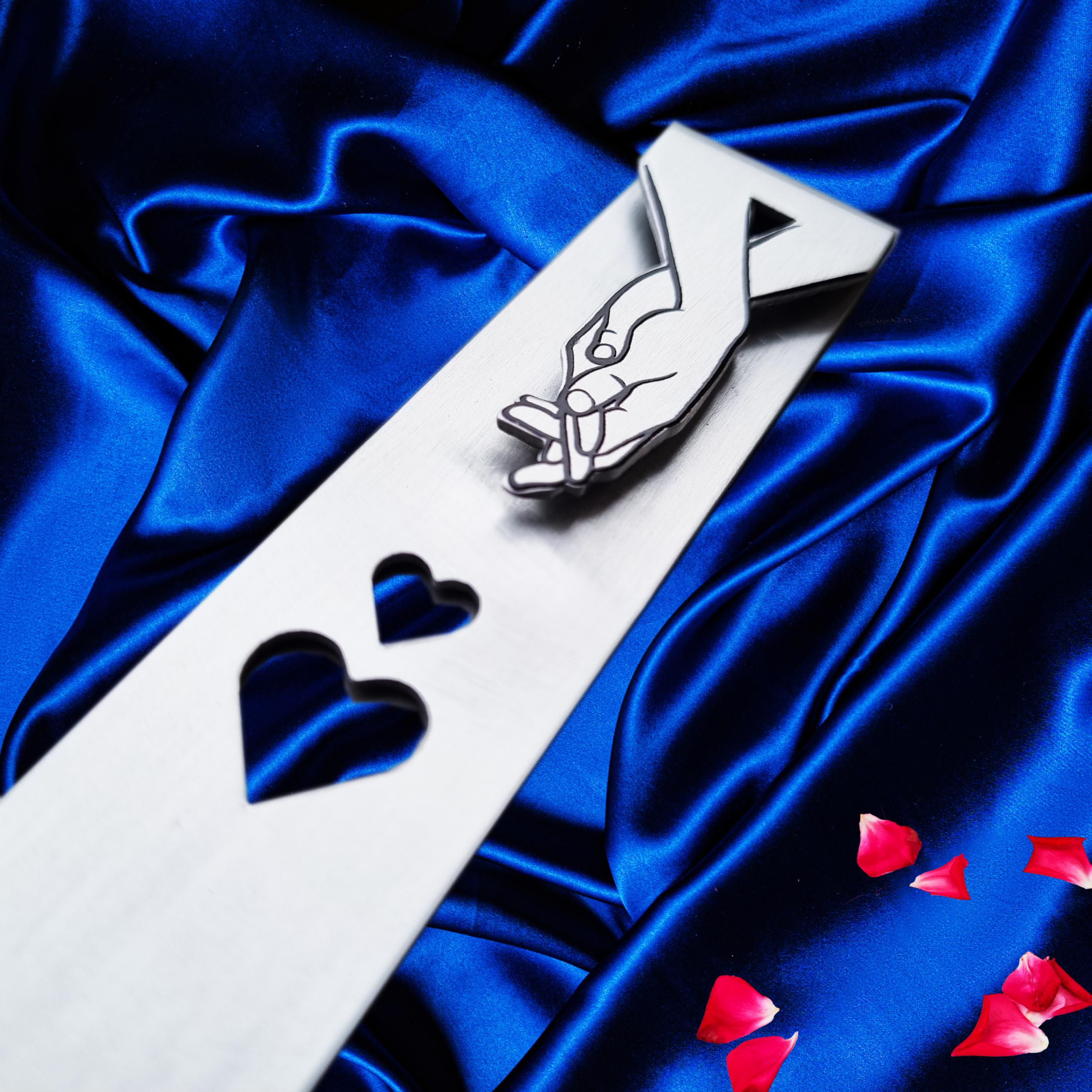 Infinite Love 10th Wedding Anniversary Tin Bookmark Rowdy Robin