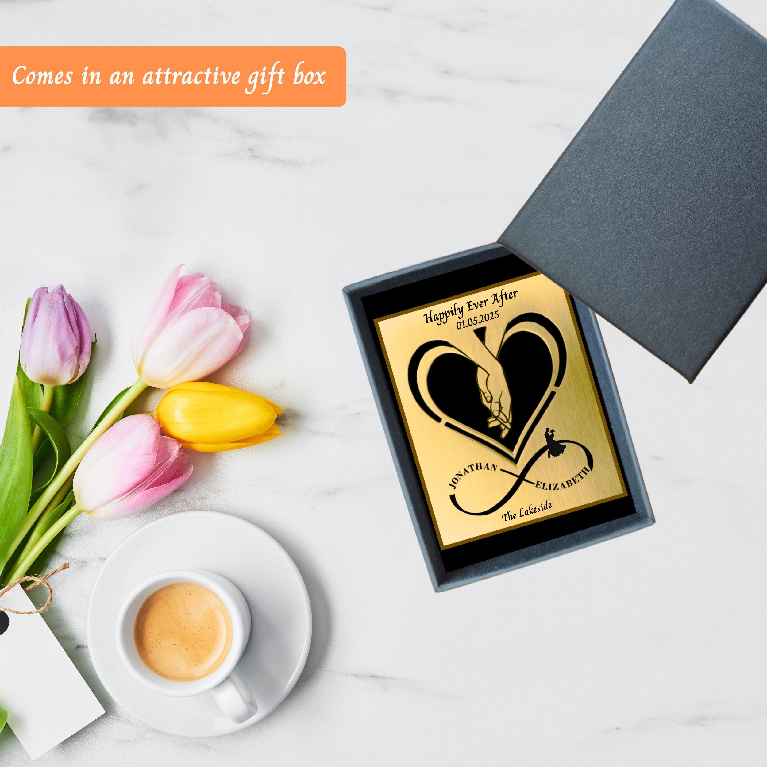 Brass Mantelpiece - Wedding gift Bride & Groom Rowdy Robin