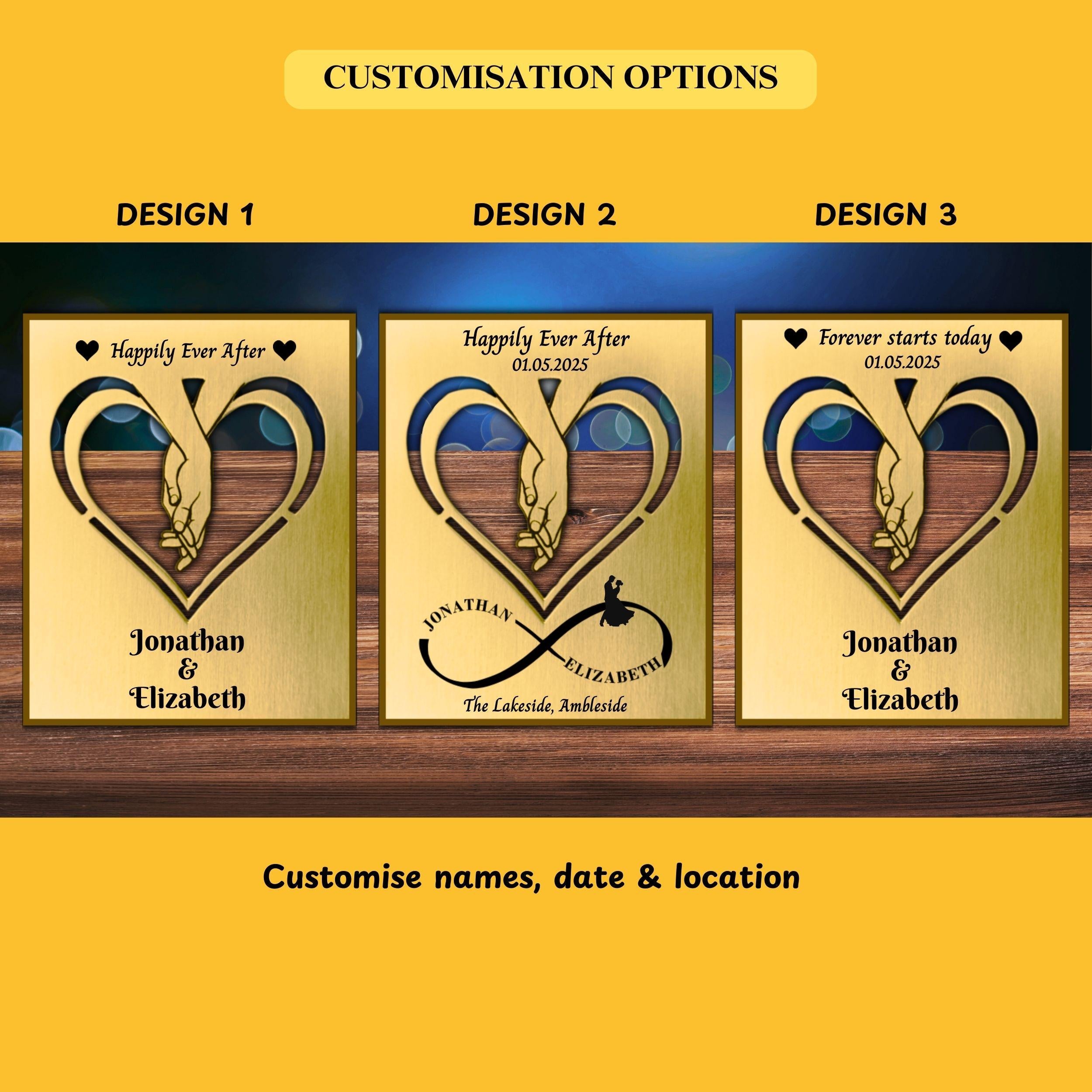 Brass Mantelpiece - Wedding gift Bride & Groom Rowdy Robin