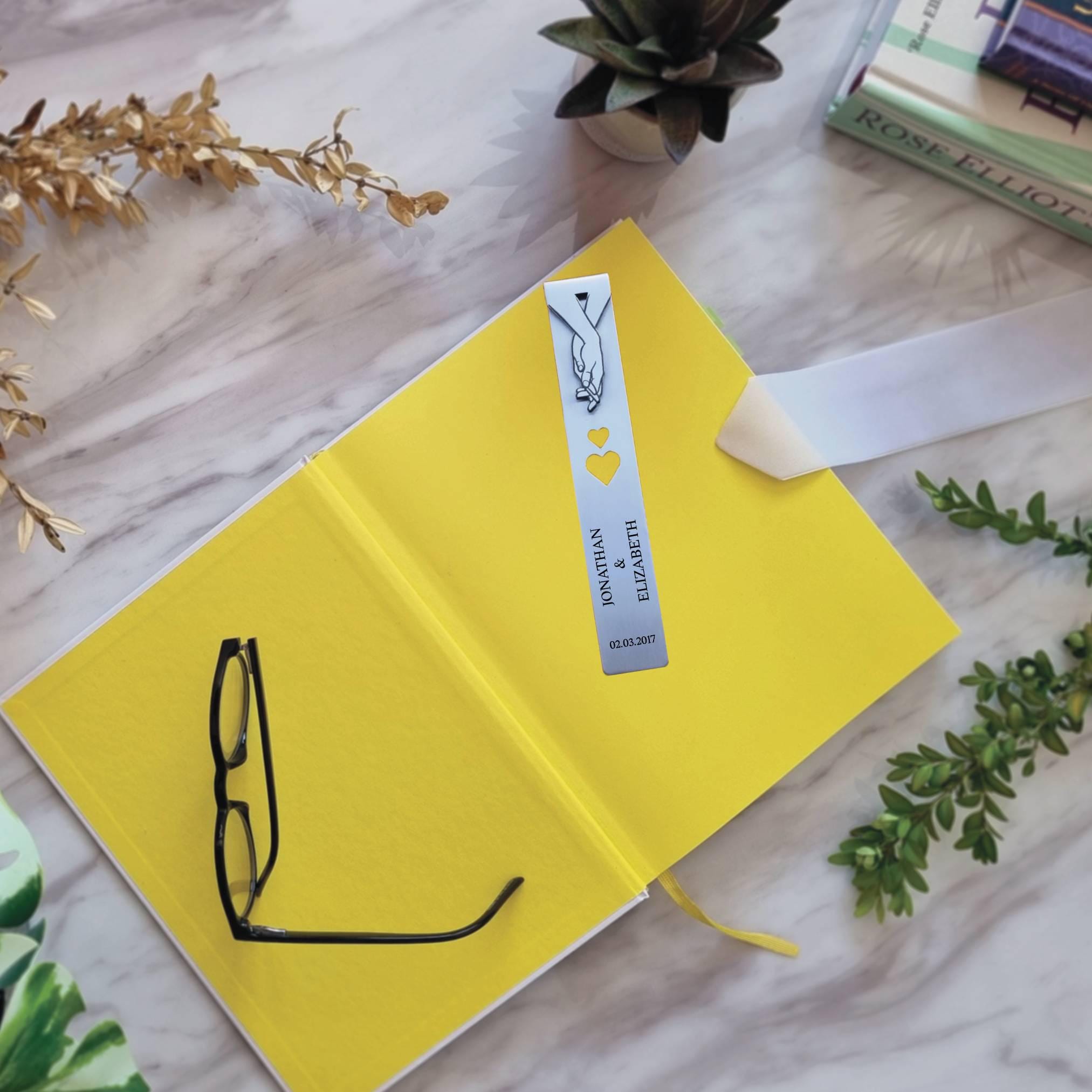 Infinite love 11th Wedding Anniversary Steel Anniversary Bookmark Rowdy Robin