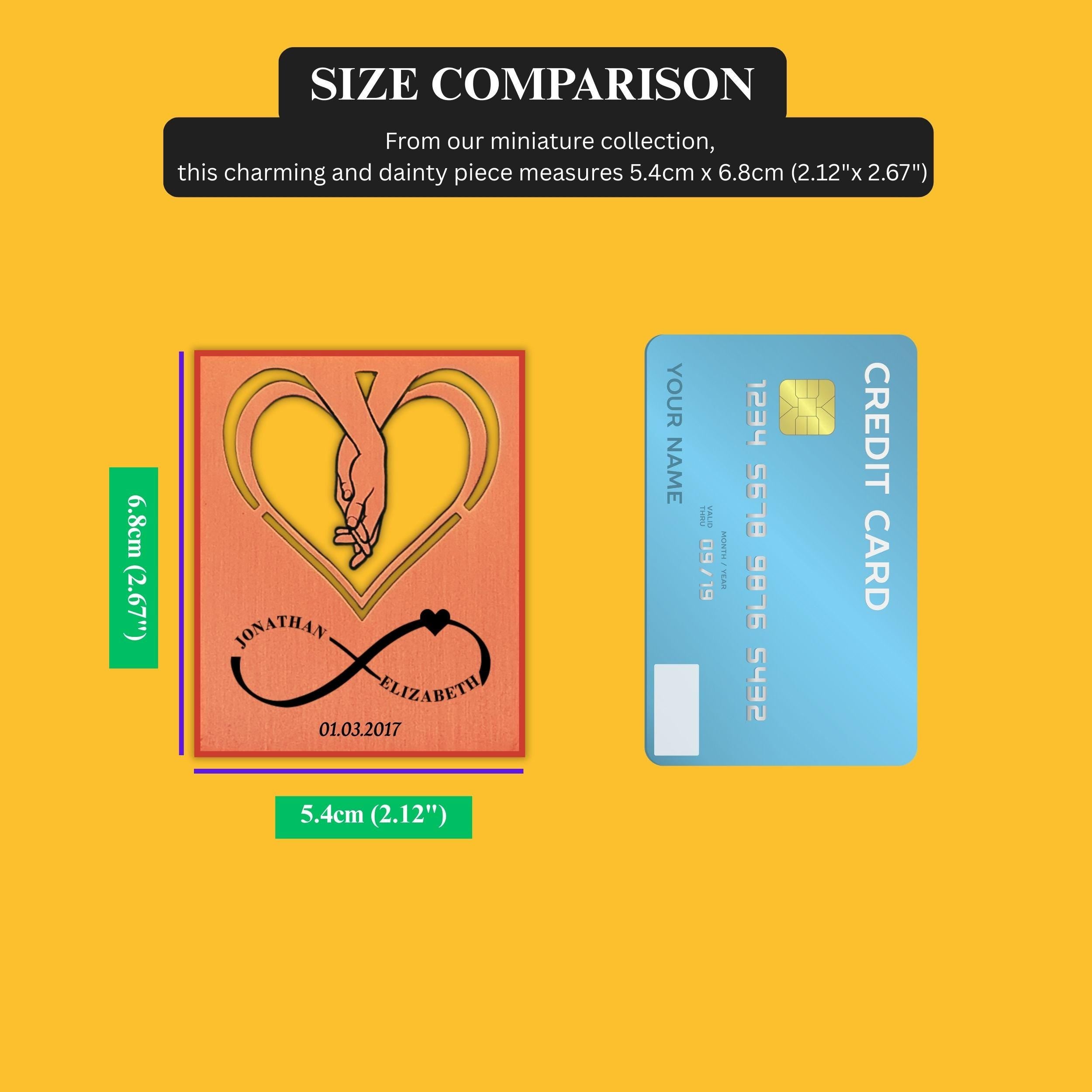 Infinite Love 8th Wedding Anniversary Bronze Anniversary Mantelpiece Rowdy Robin