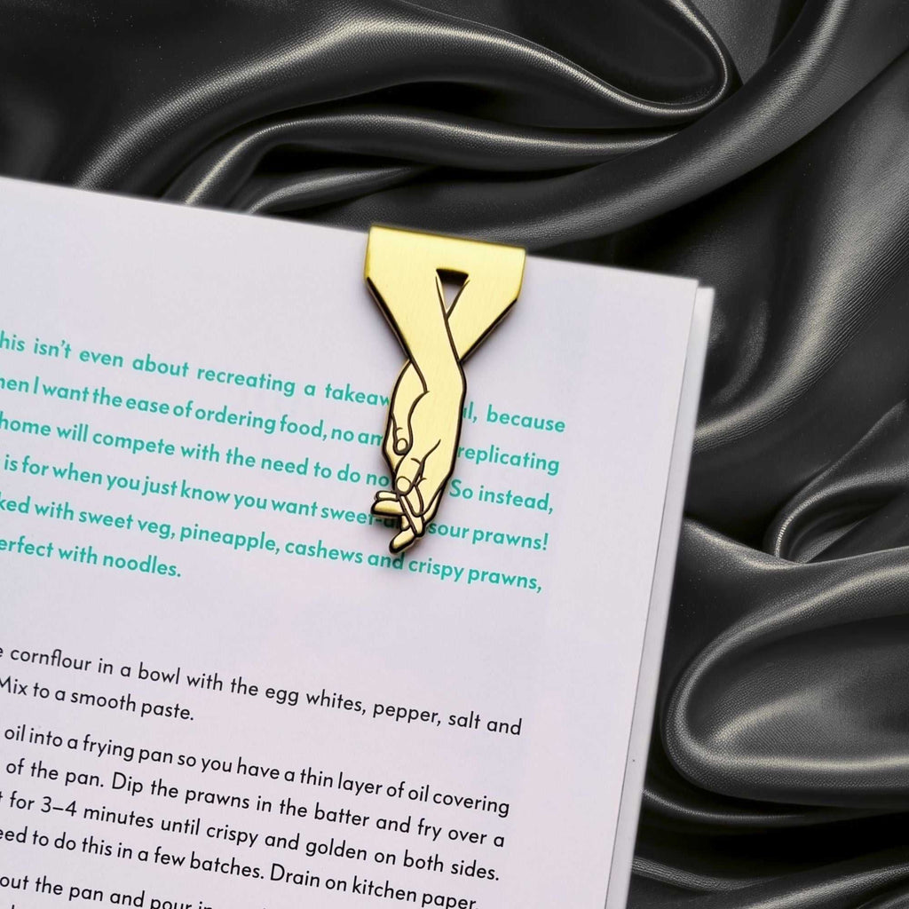 Personalised brass bookmark 21st wedding anniversary gift for wife in gift box with custom engraving