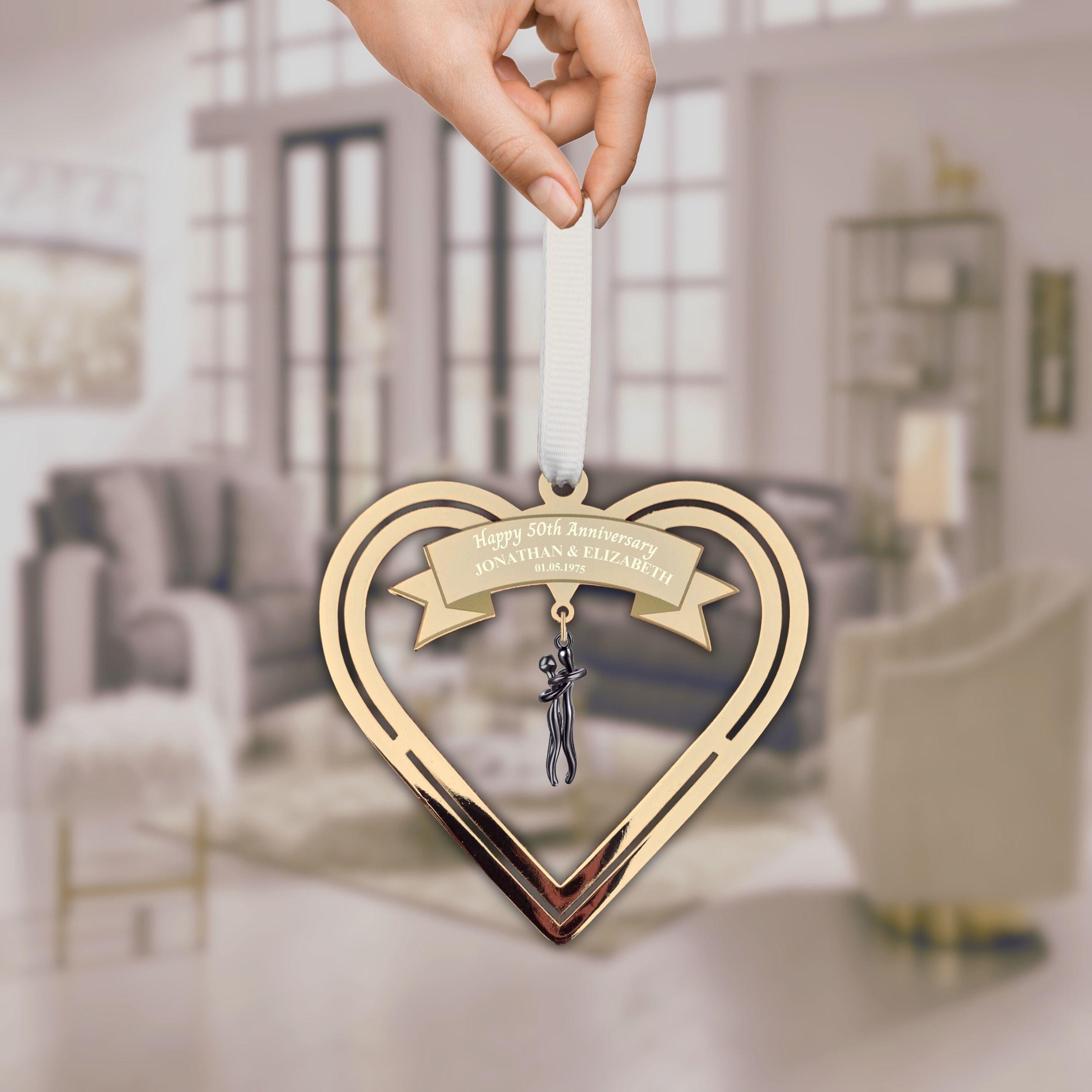 50th Wedding Anniversary Gift Gold Wedding Anniversary 50 years married Rowdy Robin