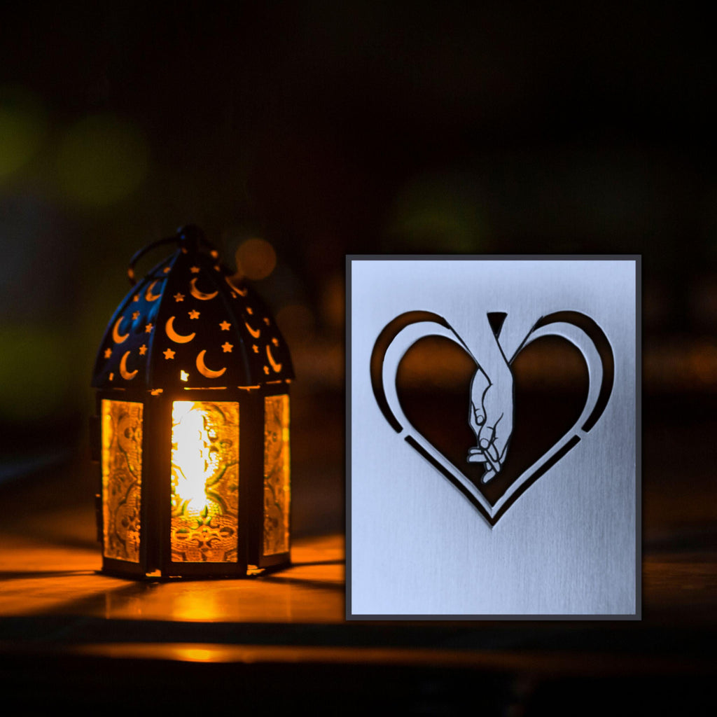 Our Moon 11th Wedding Anniversary Steel Mantelpiece Rowdy Robin