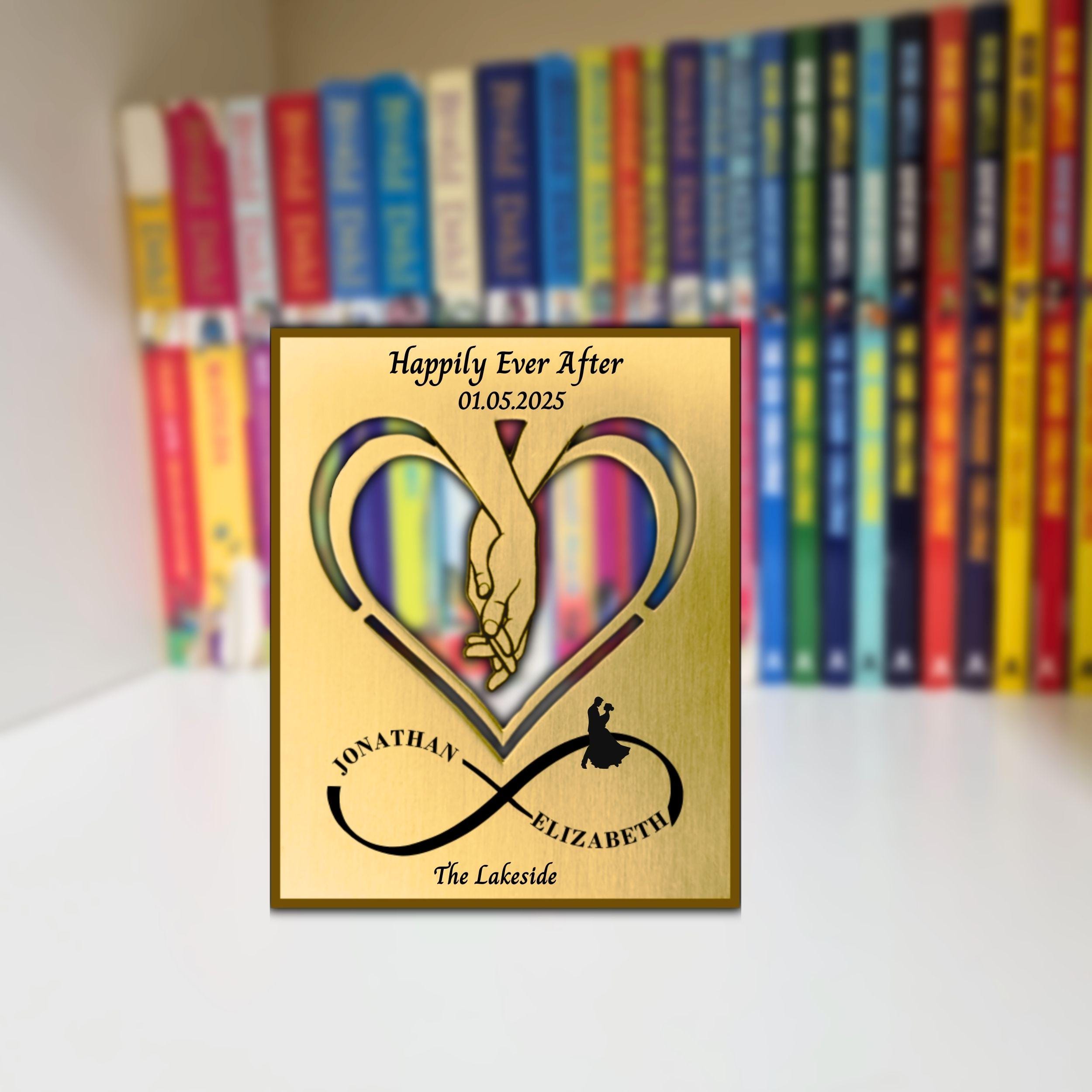 Brass Mantelpiece - Wedding gift Bride & Groom Rowdy Robin