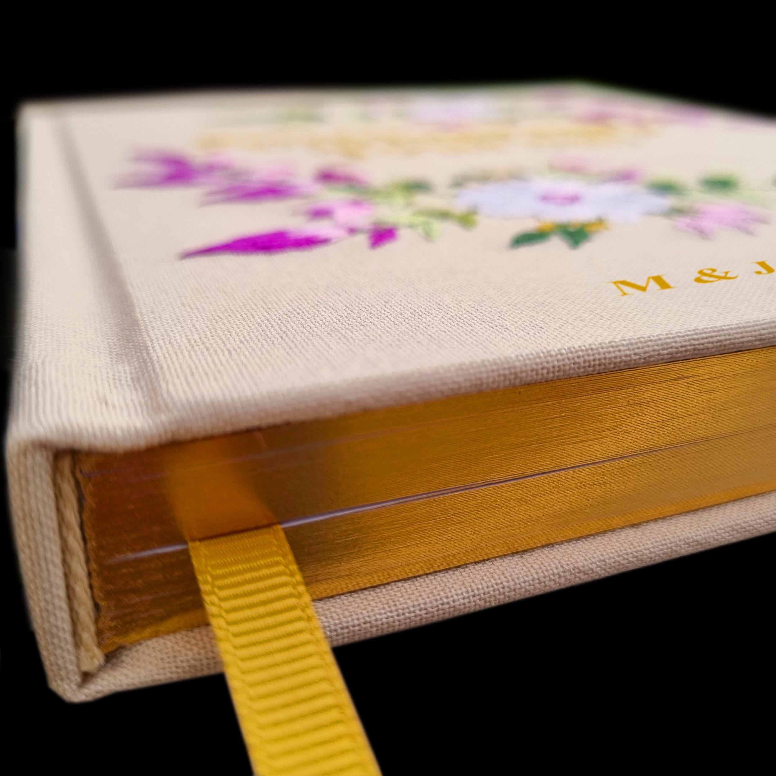 Purple bloom - Wedding Anniversary Journal Paper Anniversary gift Rowdy Robin