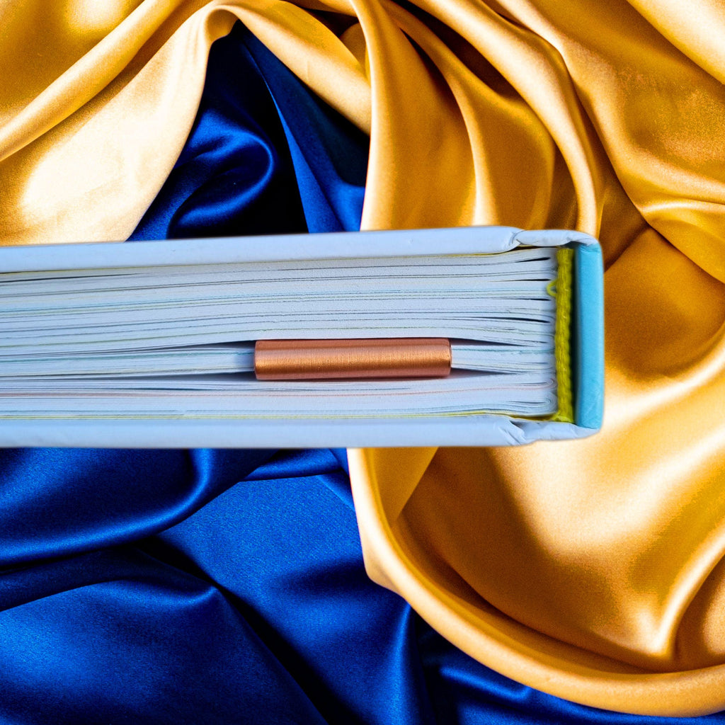 Ringbound 7th Wedding anniversary Copper bookmark 22nd anniversary Rowdy Robin