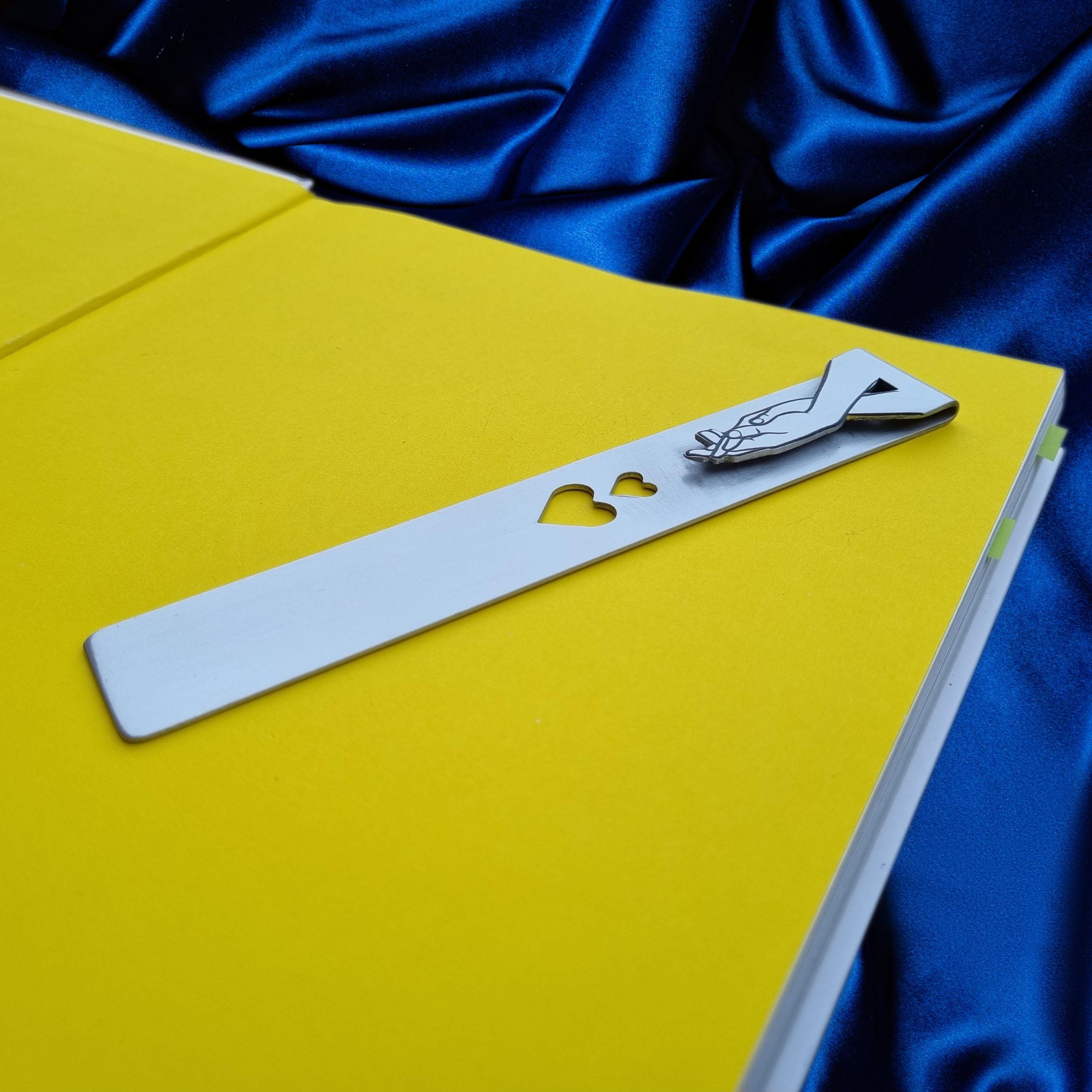 Infinite Love 10th Wedding Anniversary Tin Bookmark Rowdy Robin